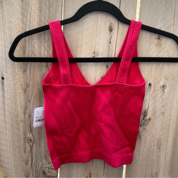 Free People Solid Rib Brami in Cherry - Picture 6 of 9